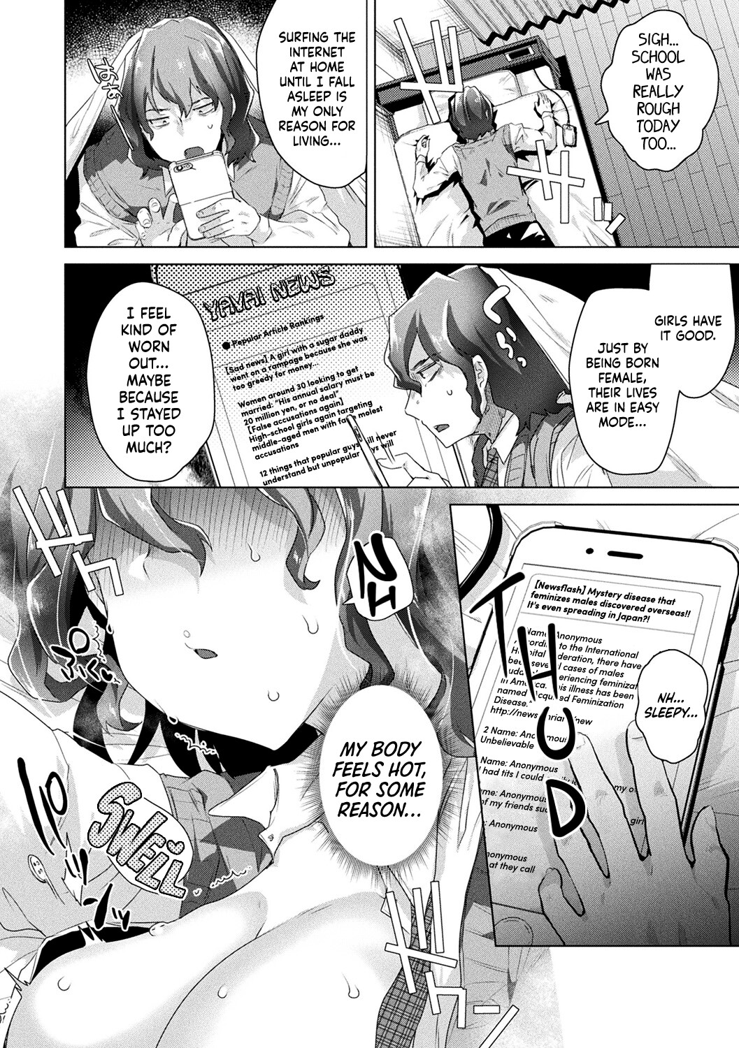 Hentai Manga Comic-Feminization Pandemic!! Sugar Daddy-Read-2